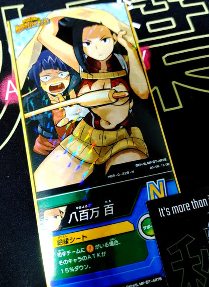My Hero Academia Heroes Battle Rush Card Momo Yaoyorozu HBR-0-329 Japan