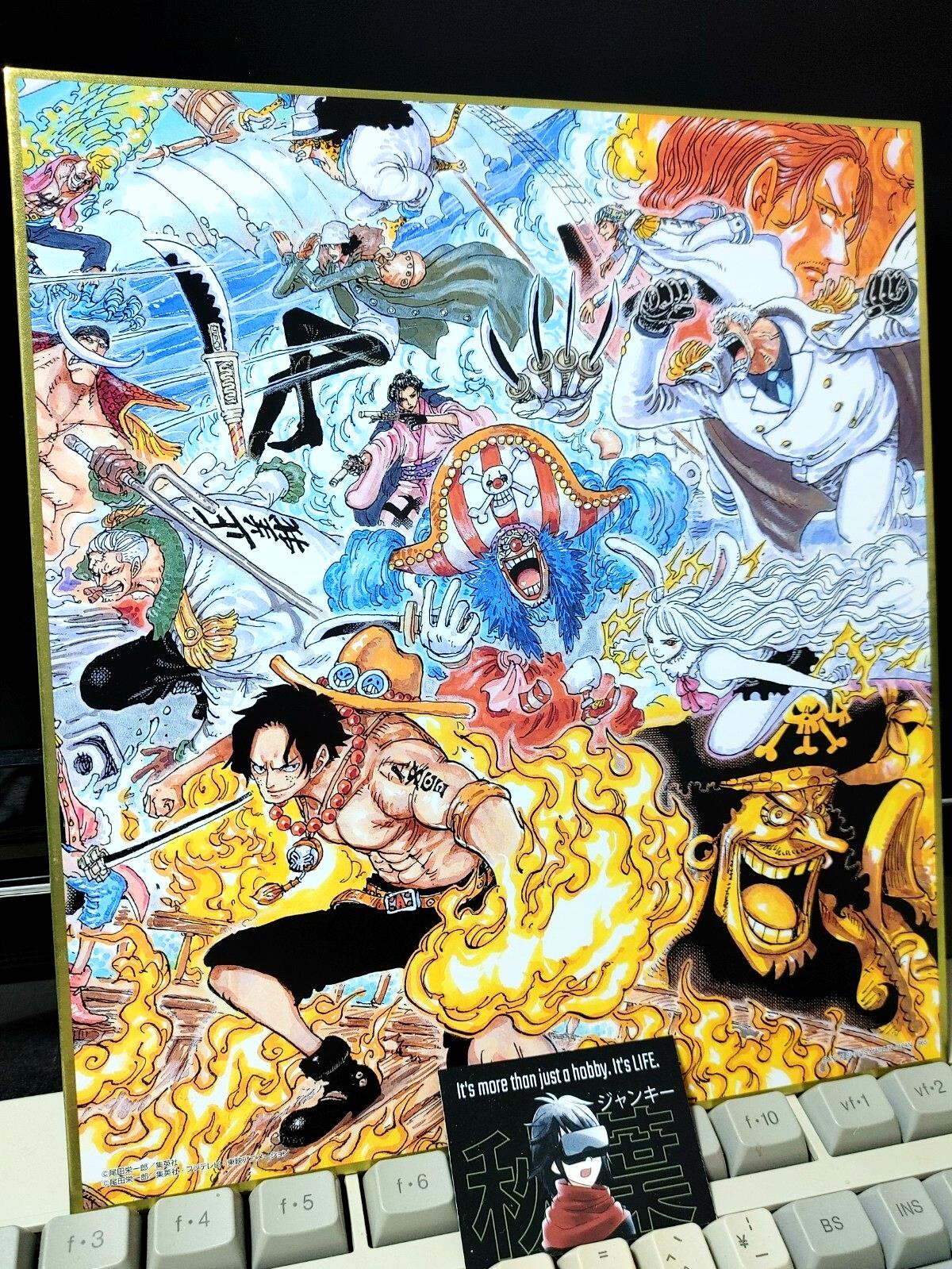 Anime One Piece Animation Art Design Panel Board Shikishi Type A Japan Limited