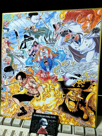Anime One Piece Animation Art Design Panel Board Shikishi Type A Japan Limited