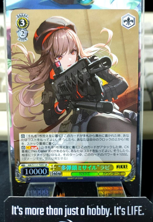 Weiss Schwarz Nikke NIK/S117-T09S Warhead Volley Rapi SR FOIL Gun Gal JAPAN