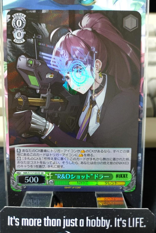 Weiss Schwarz Nikke NIK/S117-033S R&D Shot Dolla SR FOIL Gun Gal JAPAN