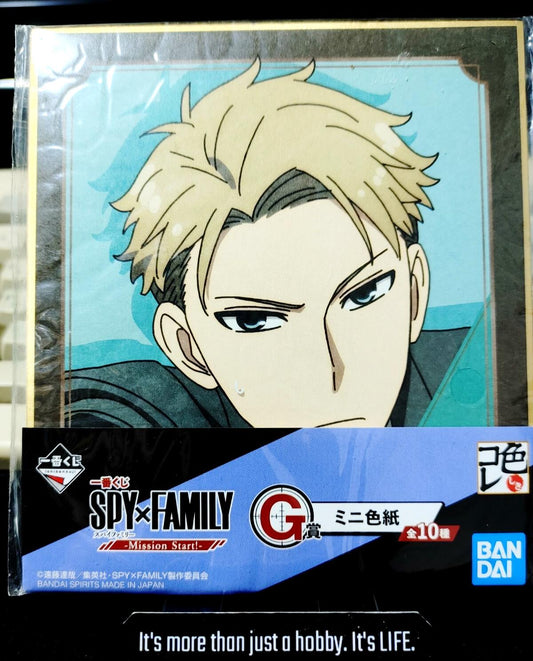 Spy x Family Loid Anime Art Panel Mini Shikishi Limited Japan Release