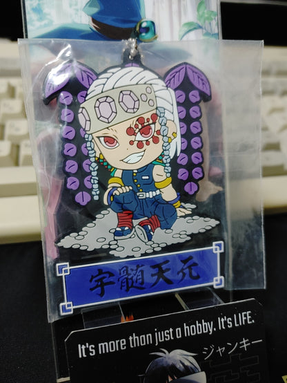 Anime Demon Slayer Tengen Uzui Rubber Character Charm Hashira JAPAN Limited