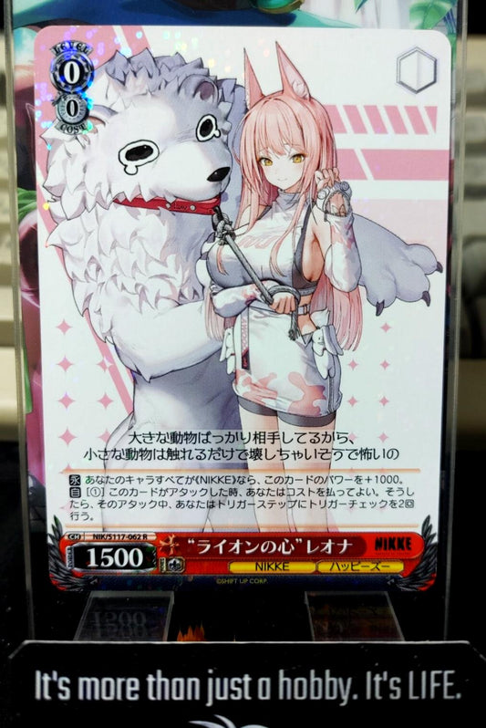 Weiss Schwarz Nikke Lion's Heart Leona NIK/S117-062 R Gun Gal JAPAN