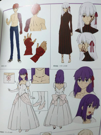 Fate Stay Night Heaven's Feel Theatrical Cel Design Anime Scene Booklet JAPAN