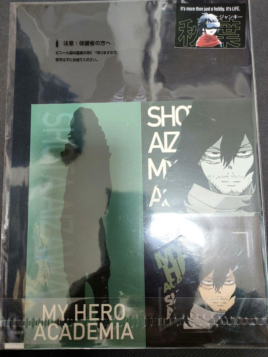 My Hero Academia Eraser head Aizawa Collectible Design Clear File Set JAPAN