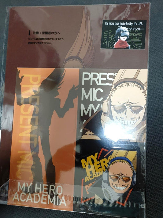 My Hero Academia Present Mic Collectible Design Clear File Set JAPAN