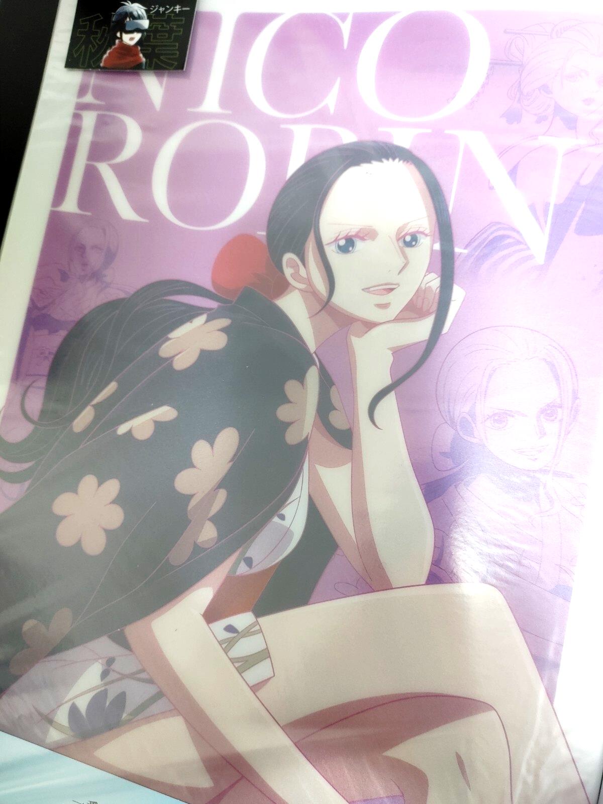 One Piece Anime Collectible Visual Poster Board Nico Robin A JAPAN