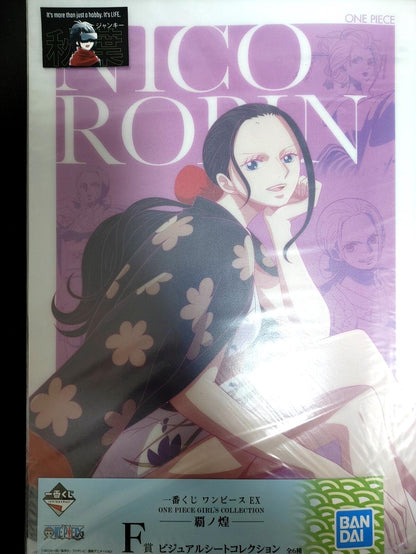One Piece Anime Collectible Visual Poster Board Nico Robin A JAPAN