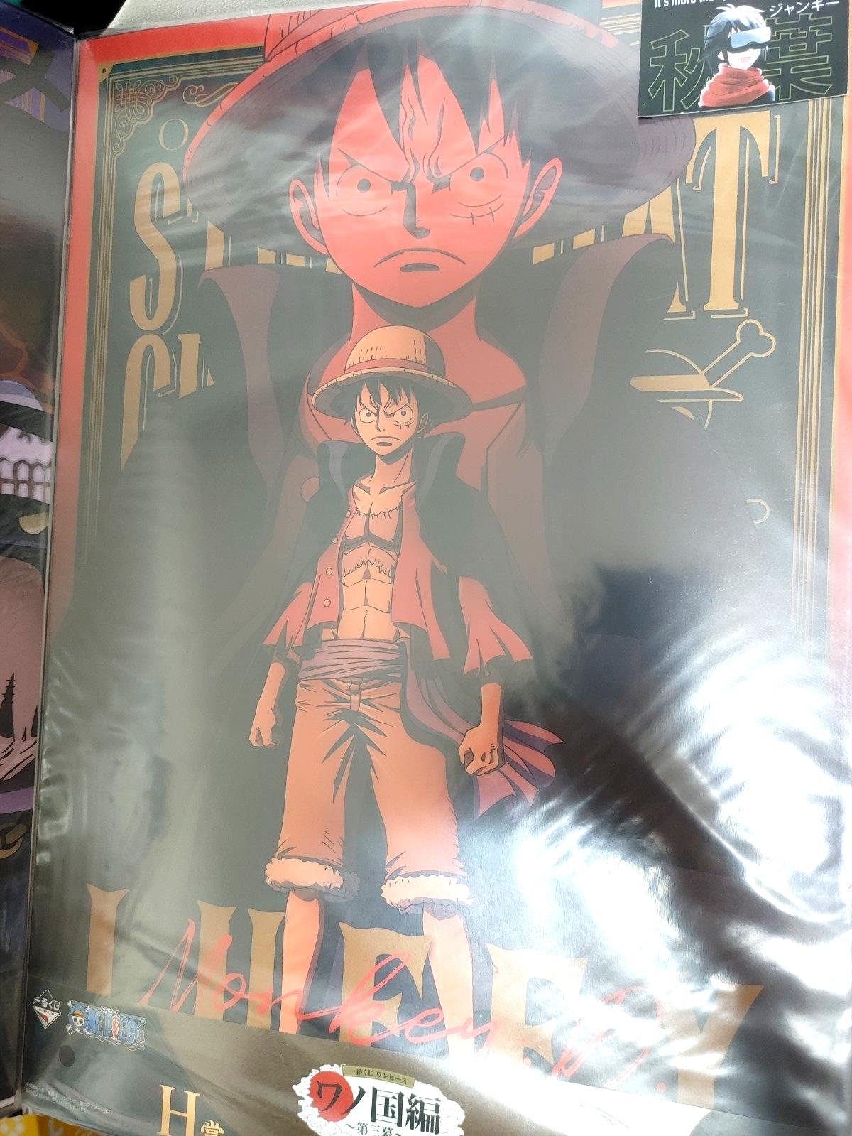 One Piece Anime Collectible Visual Poster Board Luffy C JAPAN