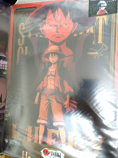 One Piece Anime Collectible Visual Poster Board Luffy C JAPAN