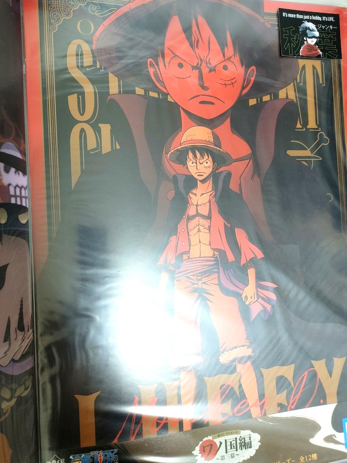One Piece Anime Collectible Visual Poster Board Luffy C JAPAN