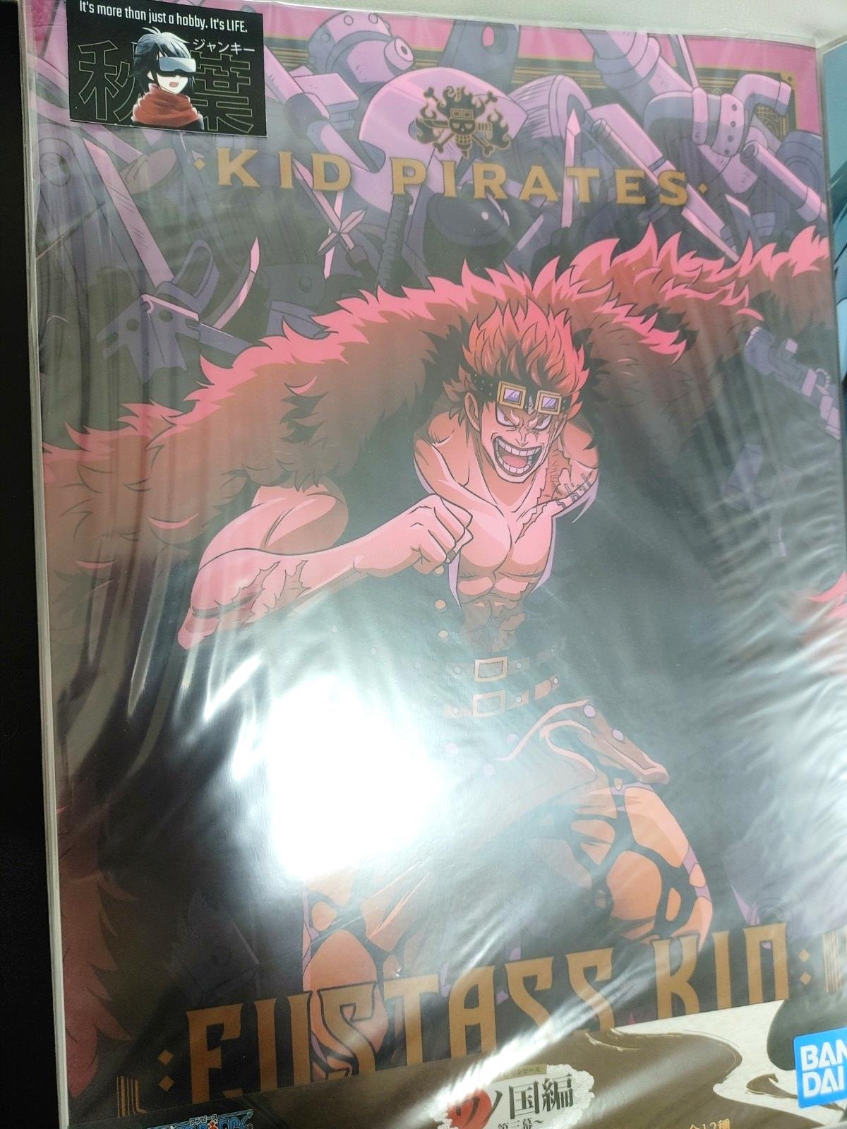 One Piece Anime Collectible Visual Poster Board Eusatass Kid C JAPAN