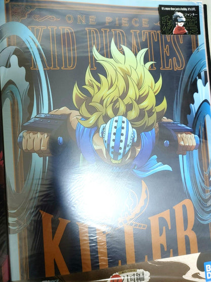 One Piece Anime Collectible Visual Poster Board Killer C JAPAN