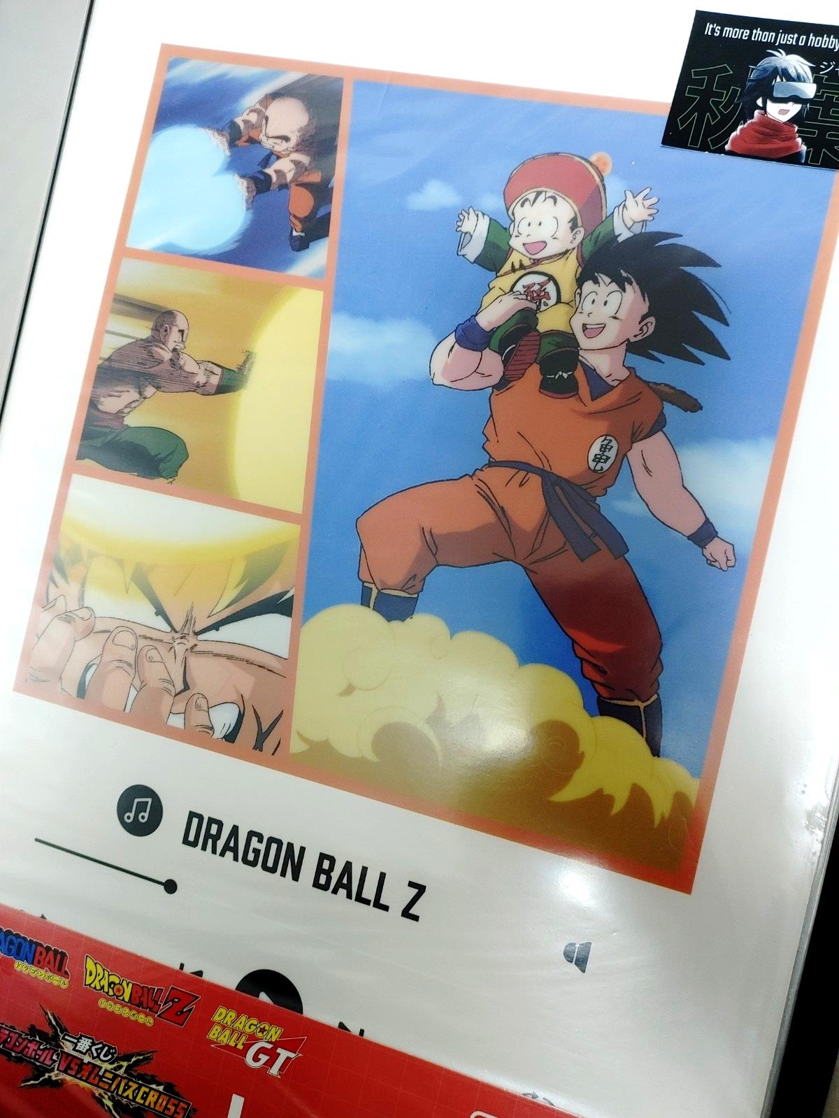 Anime Dragon Ball Z Anime Visual Board Poster D JAPAN Limited