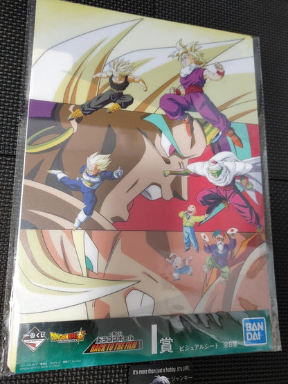 Dragon ball Z Goku Broly Trunks Animation Design Visual Board Poster Japan