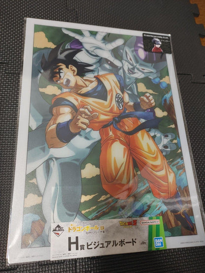 Dragon ball Animation Visual Board Freeza Goku Poster  Hf Japan Limited