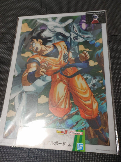 Dragon ball Animation Visual Board Freeza Goku Poster  Hf Japan Limited