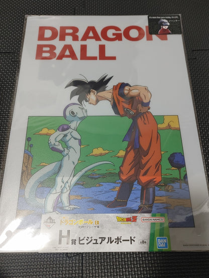 Dragon ball Animation Visual Board Freeza SS Goku Poster Japan Limited