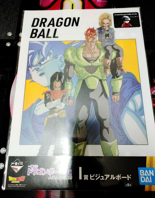 Anime Dragon ball Animation Design Visual Board Android 16 17 18 Poster Japan