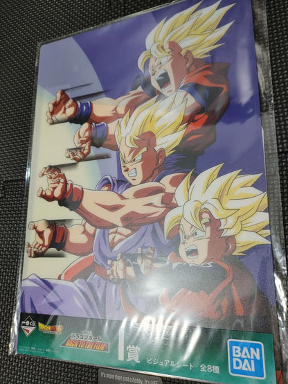 Dragon ball Z Goku Gohan Goten Kame Animation Design Visual Board Poster Japan L