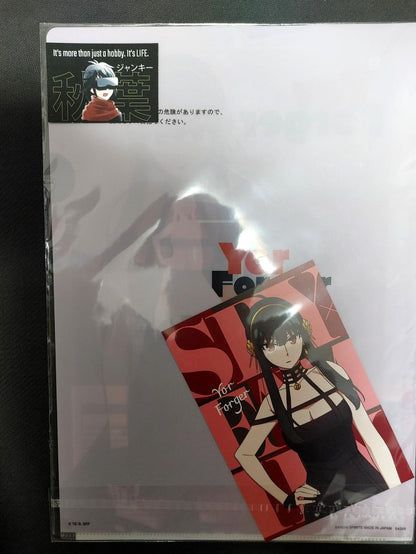 Spy x Family Clear File Bond Yor A Card Set Limited Japan