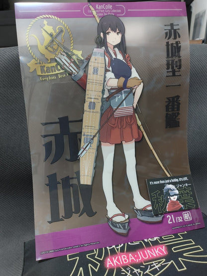 Kantai Collection Kancolle Design Clear Poster Akagi Limited JAPAN