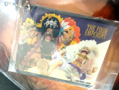 One Piece Luffy Anime Acrylic Charm Hologram Scene Change Accessory Japan