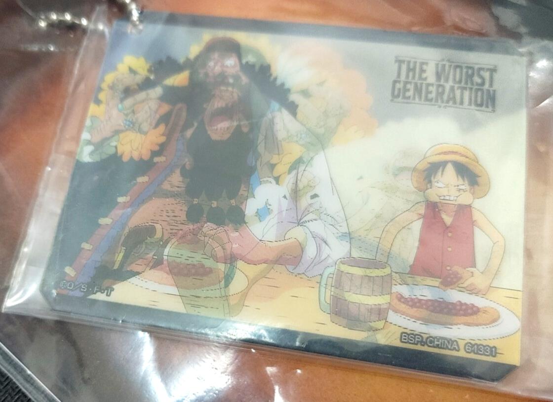 One Piece Luffy Anime Acrylic Charm Hologram Scene Change Accessory Japan