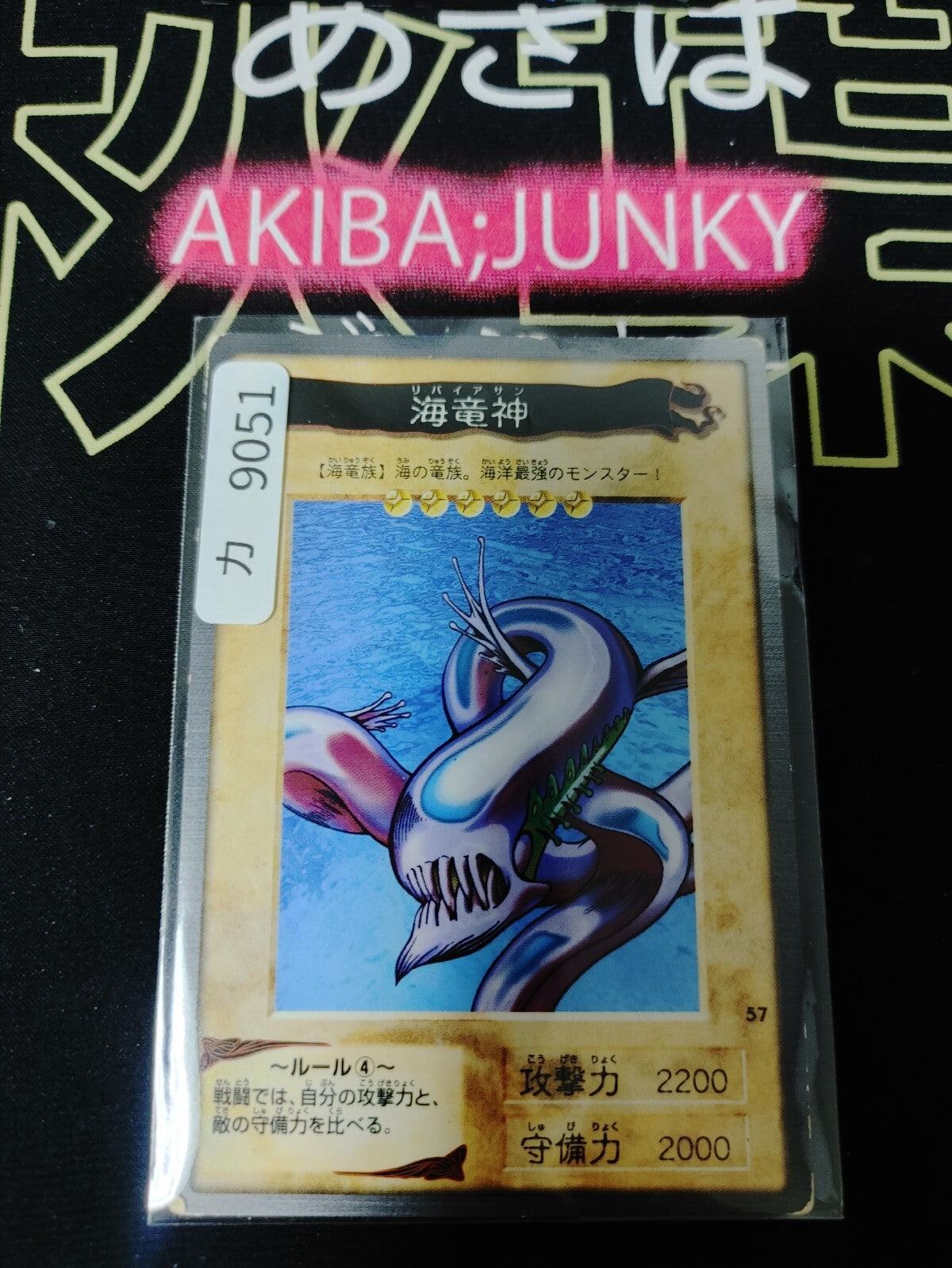 Kairyu-Shin Yugioh Carddass Card #57 Yu-Gi-Oh Retro Bandai OCG Japan –  AKIBA JUNKY ONLINE SHOP