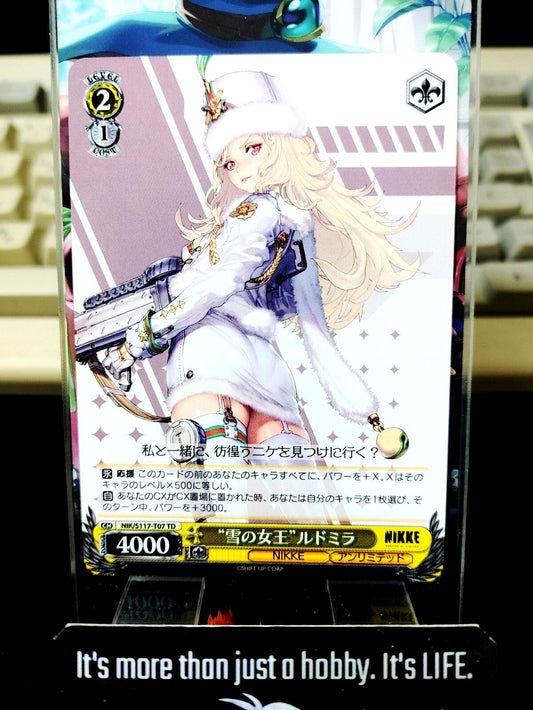 Weiss Schwarz Nikke NIK/S117-T07 Snow Queen Ludmilla Gun Gal JAPAN
