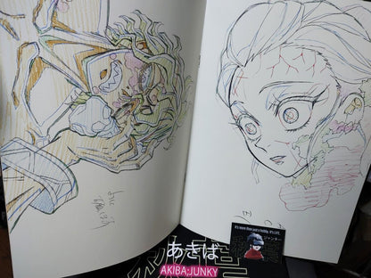 Demon Slayer Cel Design Scene Booklet Entertainment Swordsmith Arc Kimetsu JAPAN