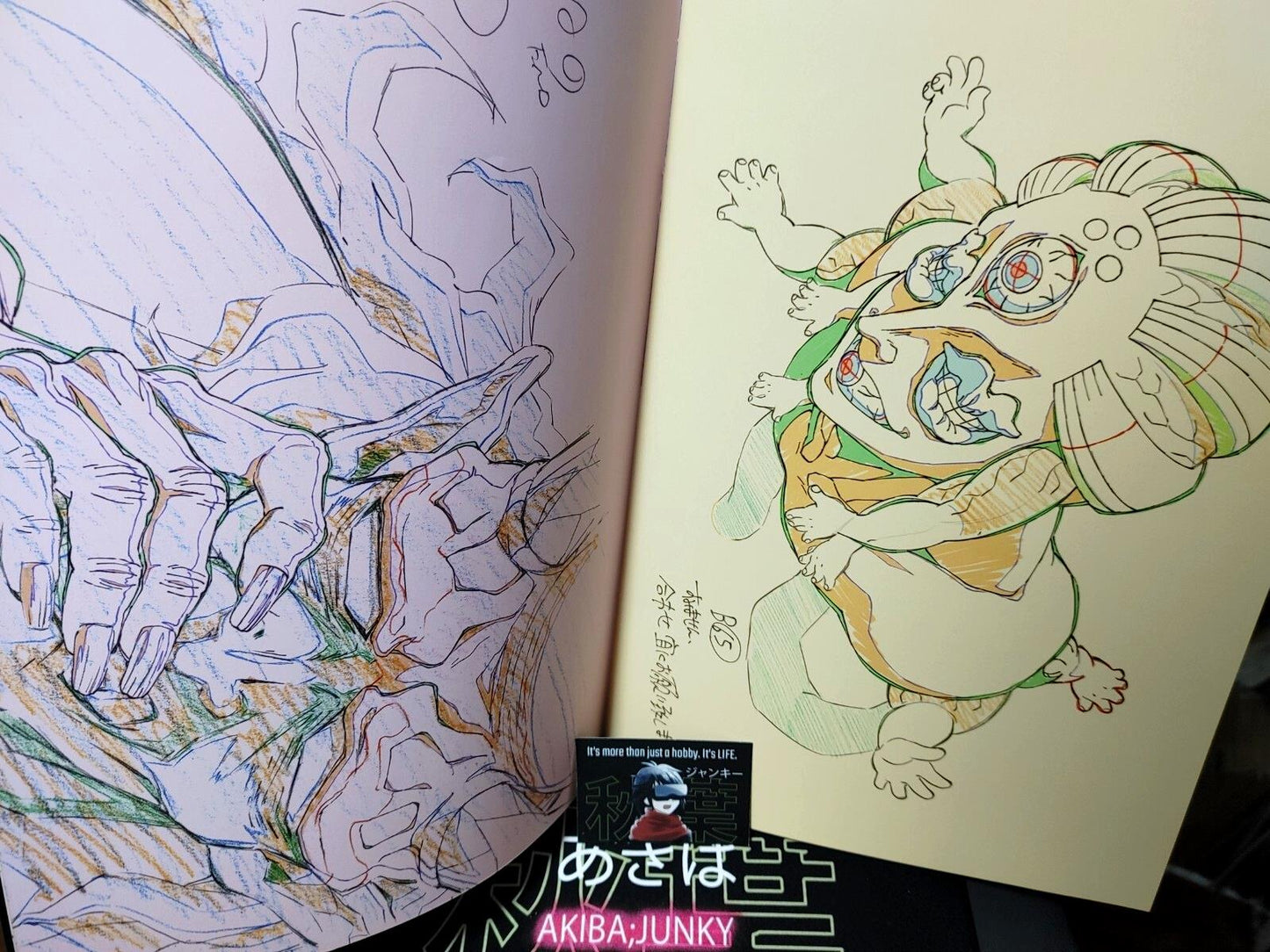 Demon Slayer Cel Design Scene Booklet Entertainment Swordsmith Arc Kimetsu JAPAN