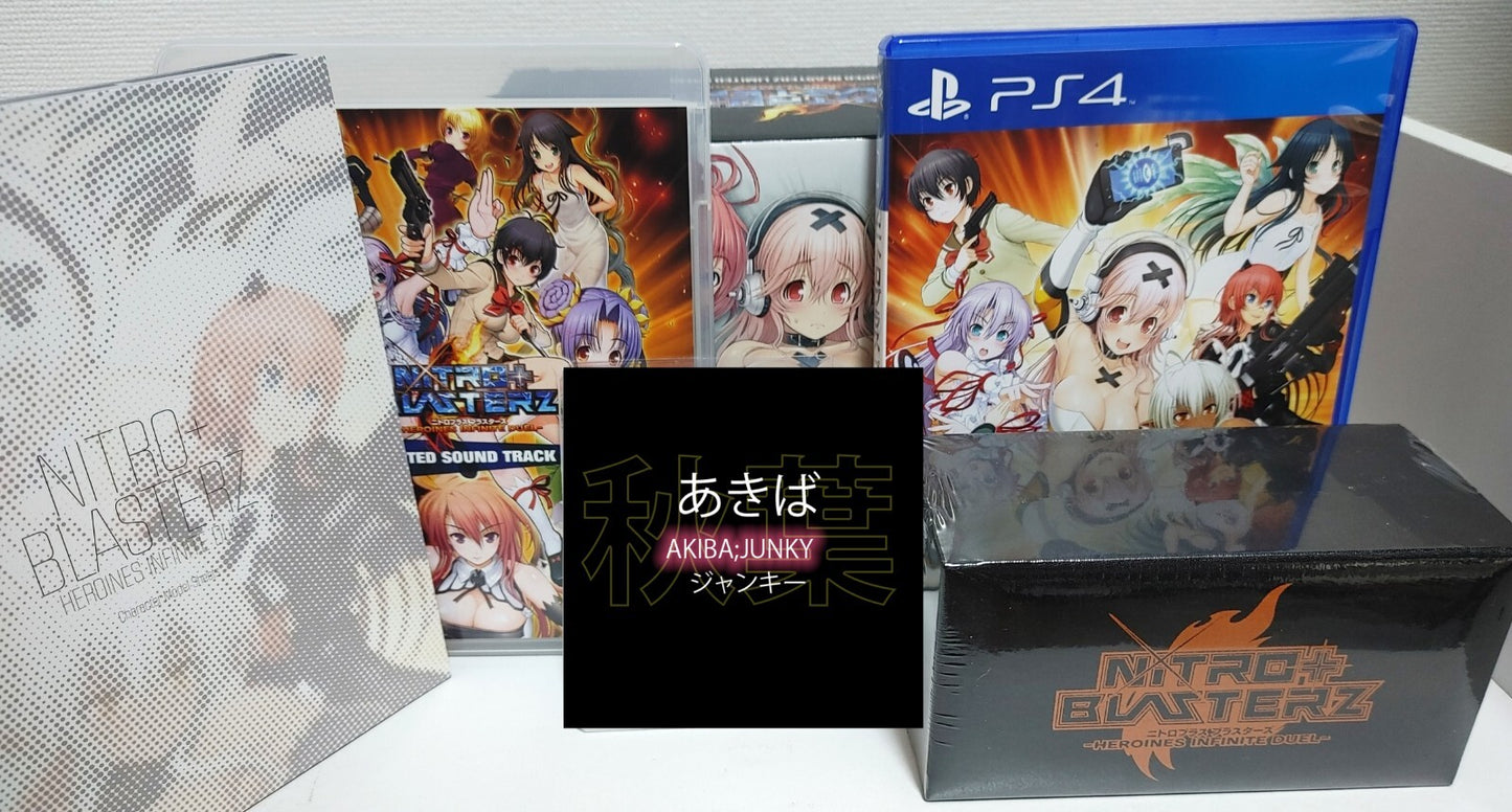 Nitro Plus Blasters Heroines Infinite Duel PS4 Limited Edition Soundtrack Set JP