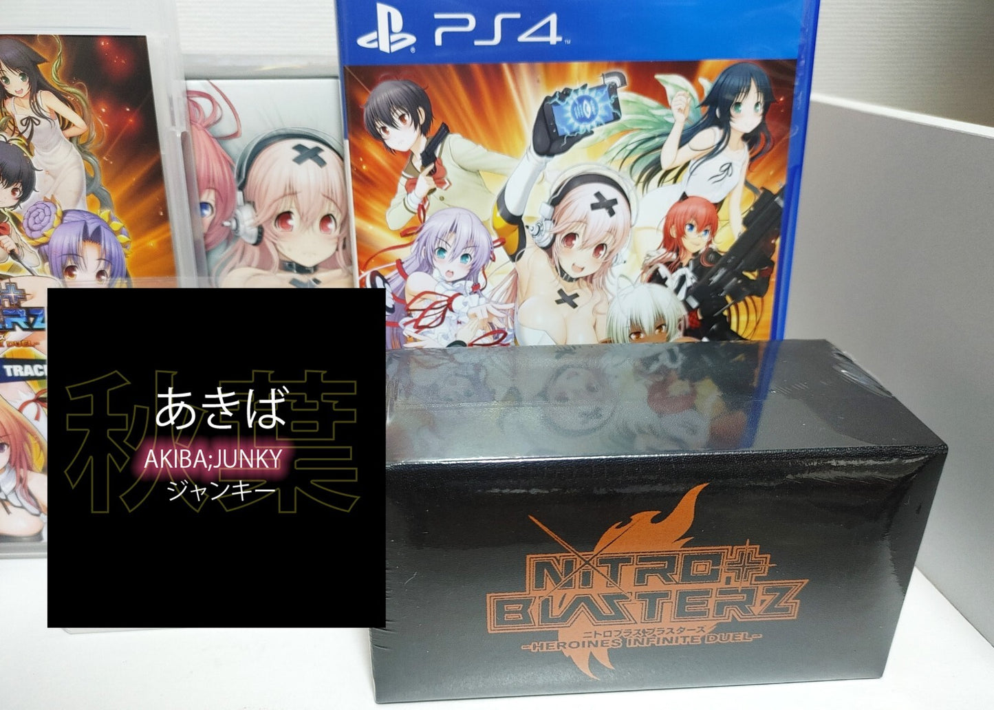 Nitro Plus Blasters Heroines Infinite Duel PS4 Limited Edition Soundtrack Set JP