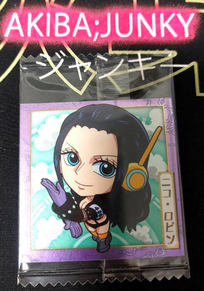 One Piece Anime Nico Robin Sticker Seal Card SW8-07 Collectible JAPAN
