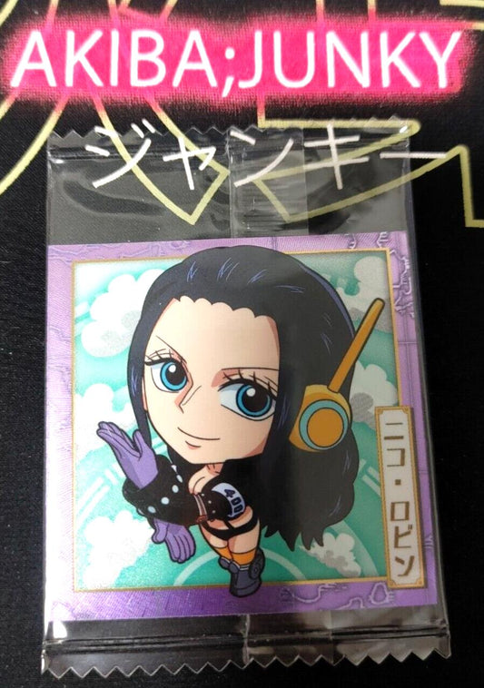 One Piece Anime Nico Robin Sticker Seal Card SW8-07 Collectible JAPAN