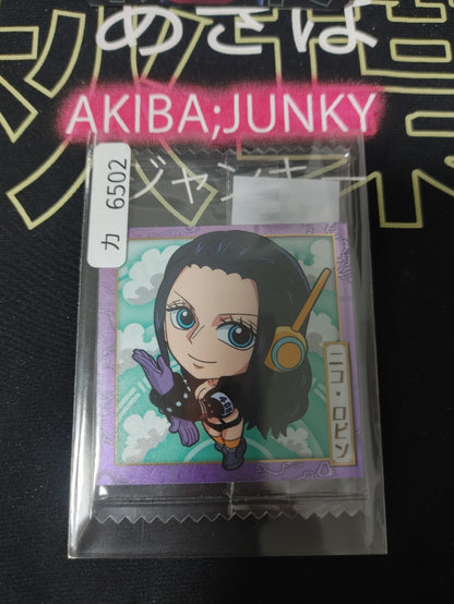 One Piece Anime Nico Robin Sticker Seal Card SW8-07 Collectible JAPAN