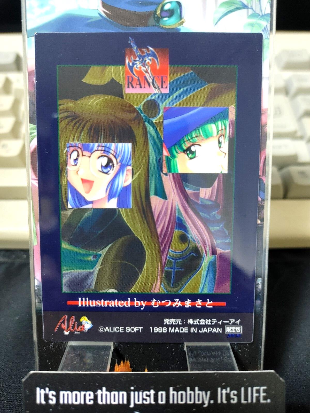 Rance Alice Soft Alicesoft Shizuka Maria Card Rance Vintage JAPAN