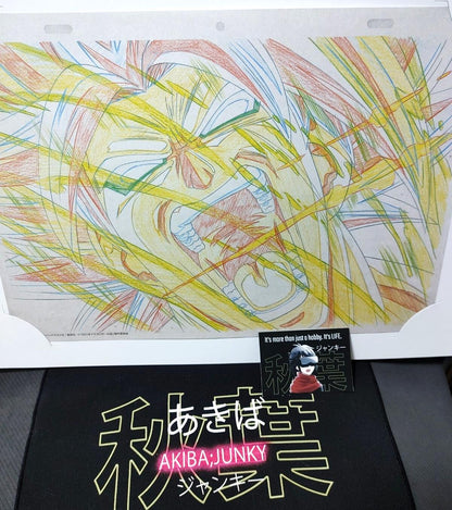 Anime Dragon ball Animation Cel Print 2 sheet Broly Charge B JAPAN Limited