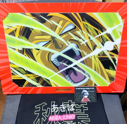 Anime Dragon ball Animation Cel Print 2 sheet Broly Charge B JAPAN Limited