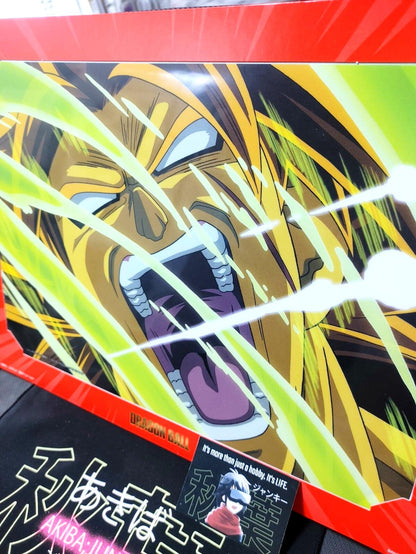 Anime Dragon ball Animation Cel Print 2 sheet Broly Charge B JAPAN Limited