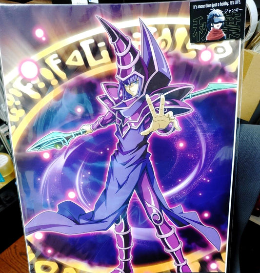 Dark Magician Yu-Gi-Oh  Clear Poster A Yugioh JAPAN UNCENSORED