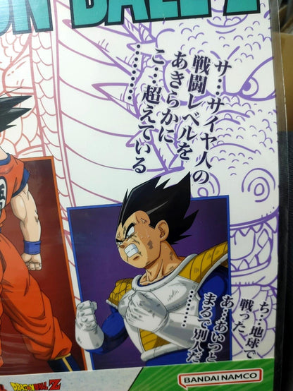 Anime Dragon ball Z Animation Vegeta Goku Poster Japan Limited