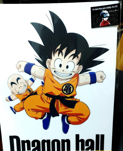 Dragon ball Anime Goku Krillin Poster Board Japan Limited