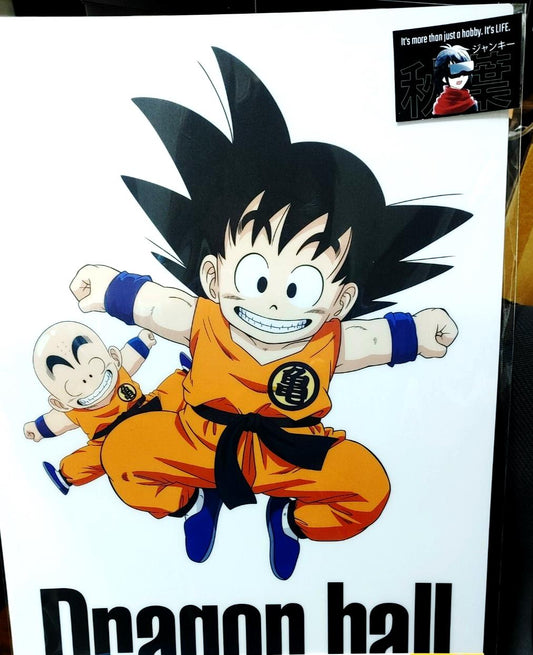 Dragon ball Anime Goku Krillin Poster Board Japan Limited