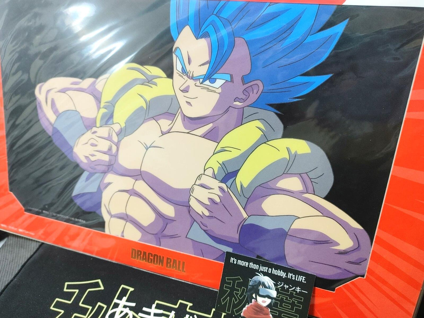 Dragon ball Cel Print Gogeta God 2 sheet Anime JAPAN Animation Limited