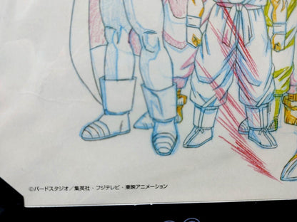 Dragon ball Cel Print Goku Gohan Vegeta Z Fighters Anime B Animation JAPAN