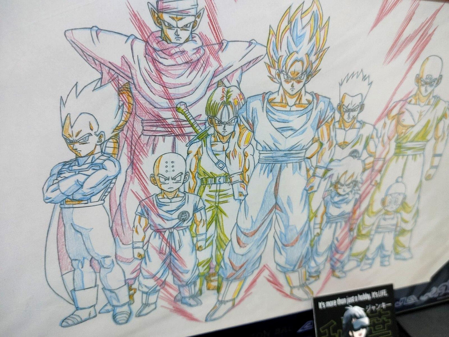 Dragon ball Cel Print Goku Gohan Vegeta Z Fighters Anime B Animation JAPAN