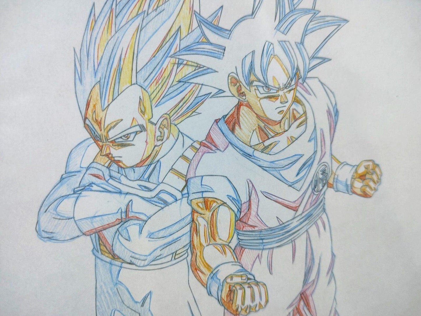 Dragon Ball Cel Print Goku Vegeta Anime JAPAN B Animation Limited